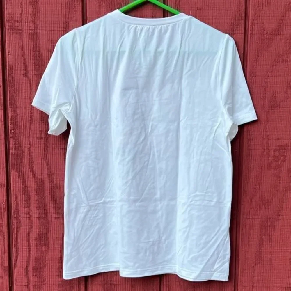 NWT Polagram‎ Ivory ‘Born To Be Wild’ Graphic Tee Medium